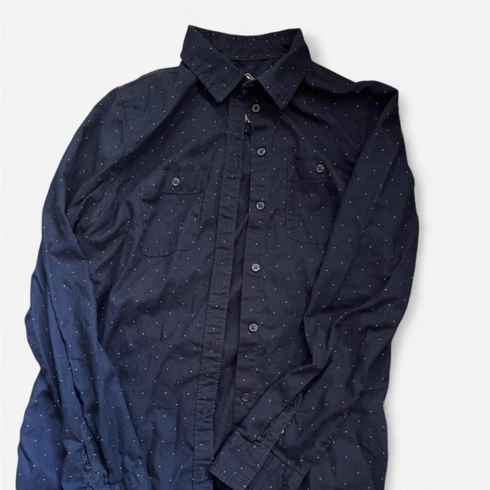 Women’s Navy Polka Dot Polo